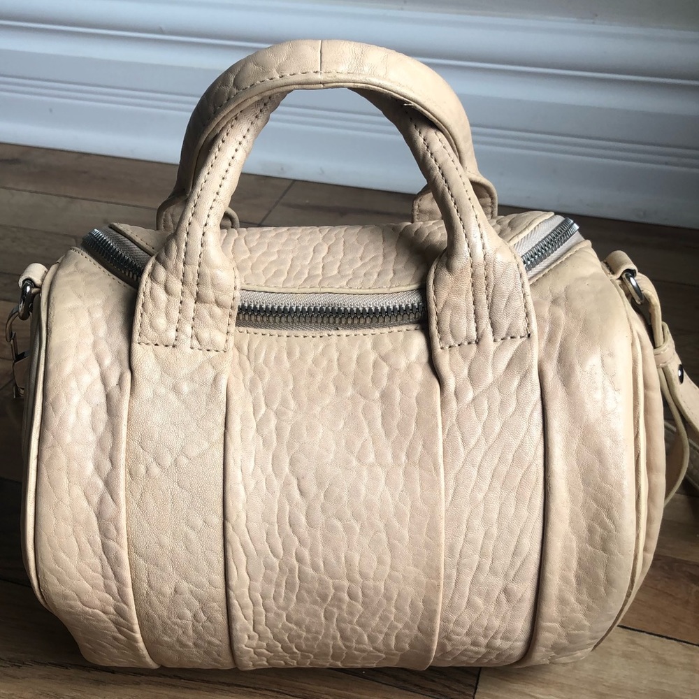 Alexander Wang Rocco in beige with silver hw